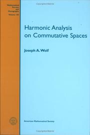 Cover of: Harmonic Analysis on Commutative Spaces (Mathematical Surveys and Monographs)