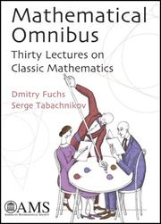 Cover of: Mathematical Omnibus by Dmitry Fuchs, Serge Tabachnikov