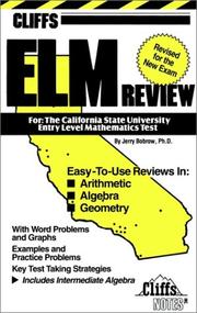 Cover of: Cliffs Entry Level Mathematics Test Review (Test Preparation Guides)