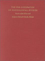 Cover of: The Pre-occupation of Postcolonial Studies by 