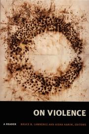 Cover of: On Violence by 