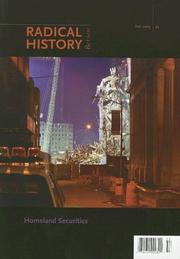 Cover of: Homeland Securities (Radical History Review (Duke University Press))