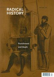 Cover of: Punishment and Death (A Special Issue of Radical History Review)