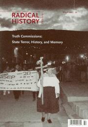 Cover of: Truth Commissions: State Terror, History, and Memory (Radical History Review)