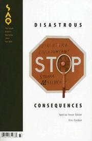 Cover of: Disastrous Consequences (The South Atlantic Quarterly)