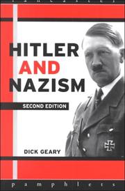 Hitler and Nazism by Dick Geary