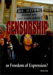 Cover of: Censorship, or freedom of expression?