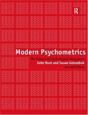 Cover of: Modern Psychometrics | Susan Golombok