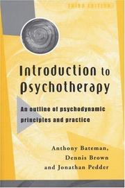 Cover of: Introduction to Psychotherapy by A. Bateman