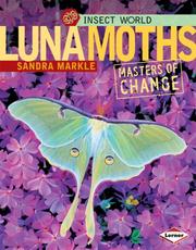 Cover of: Luna Moths by Sandra Markle