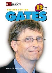 Cover of: Bill Gates (Biography (a & E)) by Jeanne M. Lesinski, Jeanne M. Lesinski