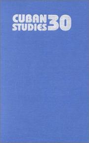 Cover of: Cuban Studies 30 (Pitt Latin American Series)