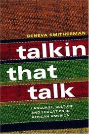 Cover of: Talkin that Talk by Geneva Smitherman, Geneva Smitherman