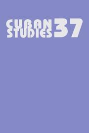 Cover of: Cuban Studies 37 (Pittsburgh Cuban Studies)