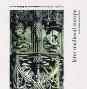 Cover of: Later Medieval Europe (History of Architecture)