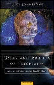 Cover of: Users and Abusers of Psychiatry by Lucy Johnstone