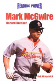 Cover of: Mark McGwire by Rob Kirkpatrick