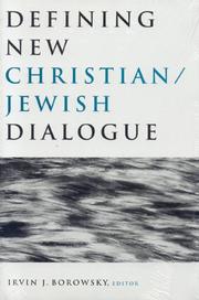Cover of: Defining New Christian/Jewish Dialogue