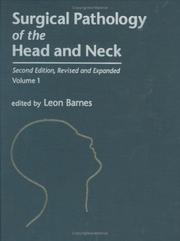 Cover of: Surgical Pathology of the Head and Neck, Second Edition, by Leon Barnes