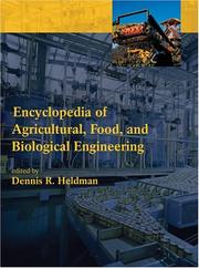 Cover of: Encyclopedia of Agricultural, Food, and Biological Engineering  - Print