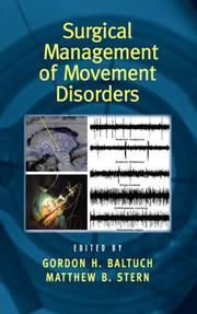 Surgical management of movement disorders by Gordon H. Baltuch