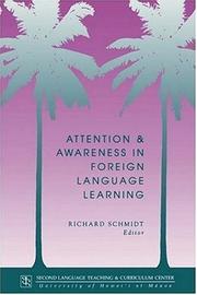 Cover of: Attention and Awareness in Foreign Language Learning by Richard Schmidt