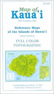 Cover of: Map of Kauai, the Garden Isle (Reference Maps of the Islands of Hawaii)