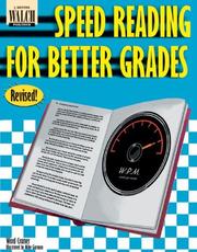 Cover of: Speed Reading For Better Grades