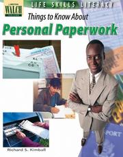 Cover of: Life Skills Literacy: Things To Know Personal Paperwork:grades 7-9 (Life Skills Literacy)