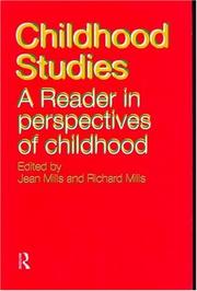 Cover of: Childhood Studies: A Reader in Perspectives of Childhood