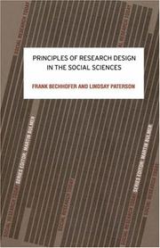 Cover of: Principles of Research Design in the Social Sciences (Social Research Today)
