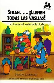 Cover of: Salgan...Llenen Todas Las Vasijas! (Yo Tambien)
