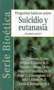 Cover of: Serie Bioetica: Suicidio y eutanasia: Biobasics: Suicide and Euthanasia (Bioetica)