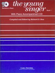 Cover of: The Young Singer: Book One/ Baritone (Bass)