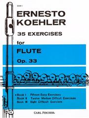 35 Exercises For Flute  OP.33 by Ernesto Koehler