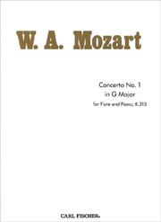 Cover of: Concerto No.1 in G Major for Flute and Piano, K.313