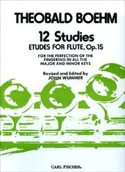 Cover of: 12 Studies Etudes for Flute, Op. 15