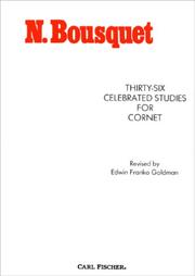 Cover of: Thirty-Six Celebrated Studies for Cornet