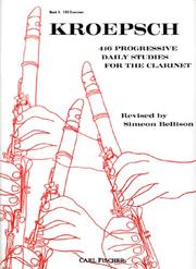 Cover of: 416 Progressive Daily Studies for the Clarinet - Book II