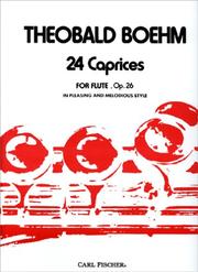 Cover of: 24 Caprices for Flute, Op. 26