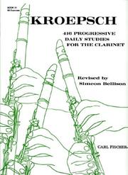Cover of: 416 Progressive Daily Studies for the Clarinet - Book III