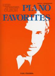 Cover of: Lynn Freeman Olson Piano Favorites Book 2 = Intermediate