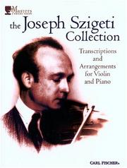 Cover of: The Joseph Szigeti Collection