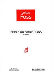 Cover of: Baroque Variations for Orchestra