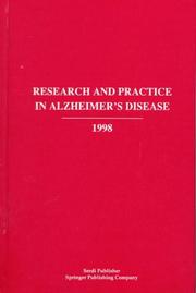 Research and practice in Alzheimer's disease by B. J. Vellas, J. L., M.D. Fitten