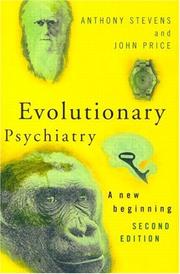 Cover of: Evolutionary Psychiatry: A New Beginning