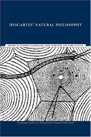 Cover of: Descartes' Natural Philosophy