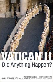 Cover of: Vatican II: Did Anything Happen?