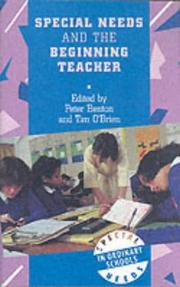 Cover of: Special Needs and the Beginning Teacher (Special Needs in Ordinary Schools)