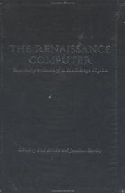 Cover of: The Renaissance Computer: Knowledge Technology in the First Age of Print